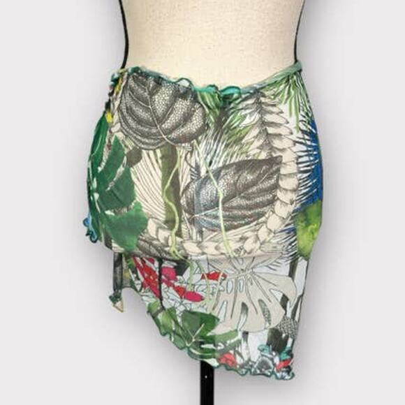 Swiminista x Christian Lacroix Trusty Short Sarong Jardin Exo'Chic One Size NWT - Picture 2 of 4